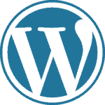 WordPress blue logo